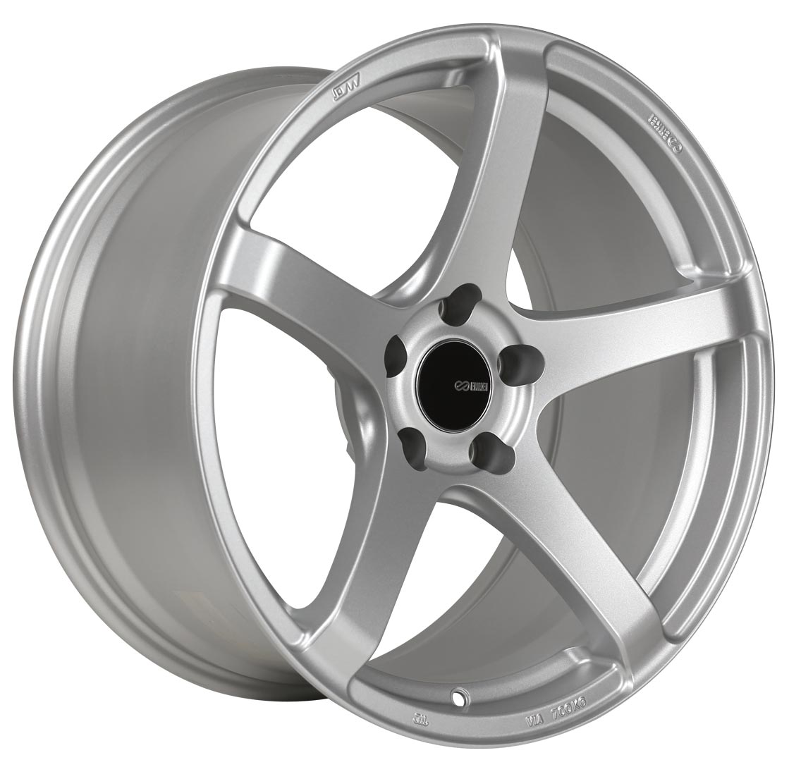 18x8 Enkei Kojin Matte Silver Wheel/Rim 5x114.3 5-114.3 5x4.5 18-8 ET40