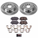 PowerStop OE Stock Replacement Low-Dust Ceramic Brake Pad and Rotor Kit