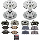 PowerStop OE Stock Replacement Low-Dust Ceramic Brake Pad, Rotor and Caliper Kit