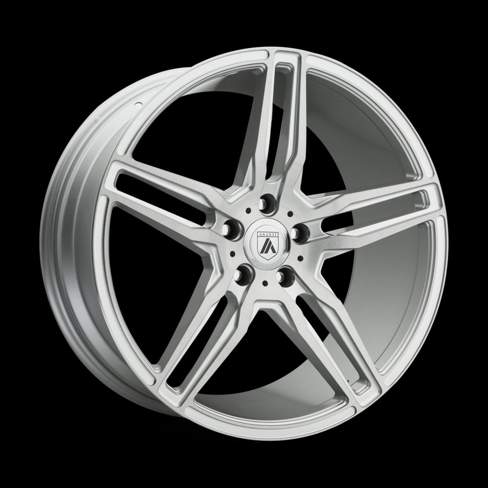 22X10.5 Asanti Black Orion Silver with Carbon Fiber Wheel/Rim 5x112 ET35