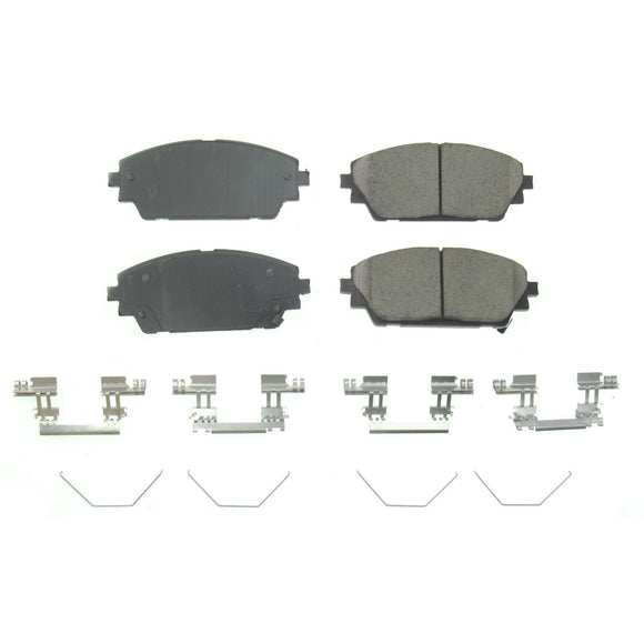 PowerStop Z17 Evolution Ceramic Brake Pads With Hardware