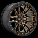18X9 Fuel D681 Rebel Matte Bronze Black Bead Ring 6X135 ET1 wheel/rim-3