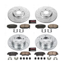 PowerStop Z23 Daily Driver Carbon-Fiber Ceramic Brake Pad and Drilled & Slotted