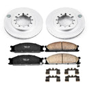 PowerStop Genuine Geomet Coated Rotor and Low-Dust Ceramic Brake Pad Kit