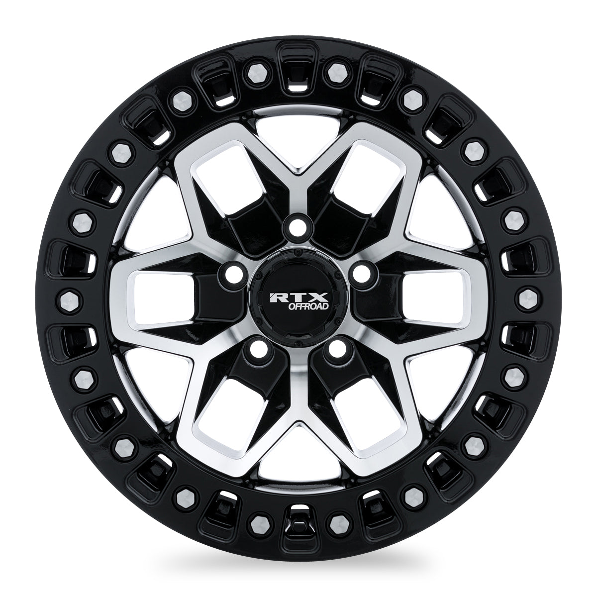 18x9 RTX Zion Black Machined 6x135 ET0 wheel/rim