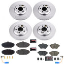 PowerStop Genuine Geomet Coated Rotor and Carbon-Fiber Ceramic Brake Pad Kit