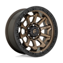 17x9 Fuel Off-Road D696 Covert Matte Bronze with Black Ring 8x180 ET1 Wheel