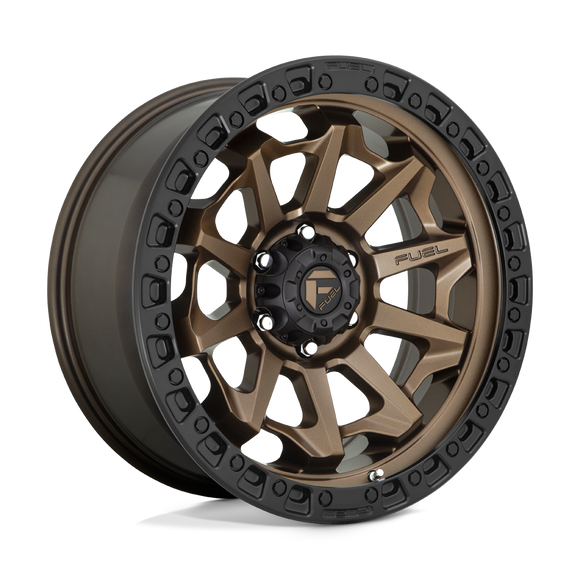 17x9 Fuel Off-Road D696 Covert Matte Bronze with Black Ring 8x180 ET1 Wheel