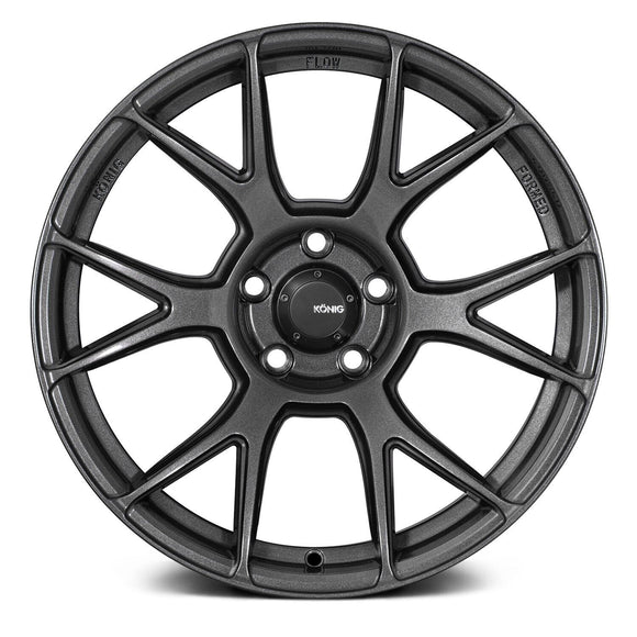 18x8.5 Konig Ampliform Dark Metallic Graphite 5x114.3 5x4.5 ET45 Wheel Rim