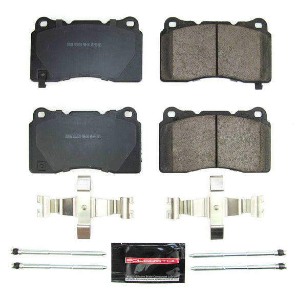 PowerStop Z23 Evolution Sport Carbon-Fiber Brake Pads With Hardware