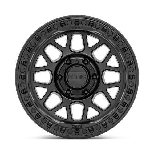 17x8.5 KMC KM549 GRS Satin Black 5x150 ET0 CB110.1 Wheel Rim