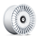 22X10.5 Asanti Black ABL-40 Tiara Chrome 5X112 5X120 ET38 Wheel Rim-1
