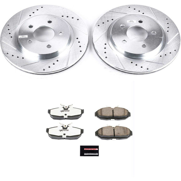 PowerStop Z26 Street Performance Ceramic Brake Pad and Drilled & Slotted Rotor K