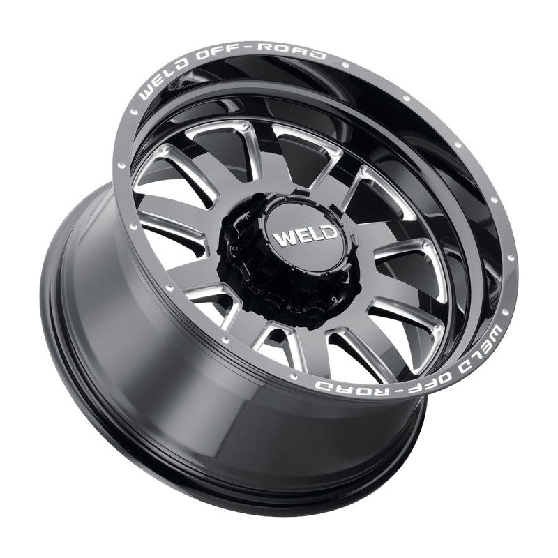 18x9 WELD Off-Road Stealth Black Mill 5x114.3 5x127 5x4.5 5x5 ET-12 Wheel - 0