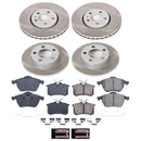 PowerStop Semi-Coated Rotor and Low-Dust Ceramic Brake Pad Kit