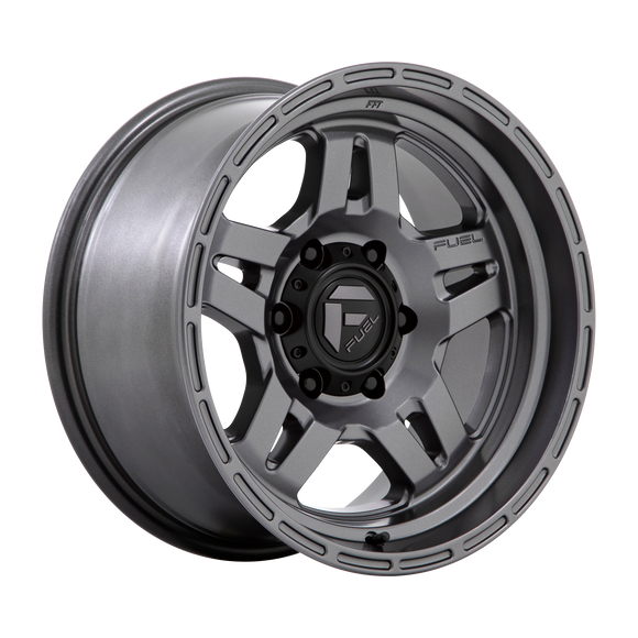 18X9 Fuel D801 OXIDE Matte Gunmetal 6X139.7 ET1 wheel/rim
