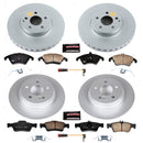 PowerStop Genuine Geomet Coated Rotor and Carbon-Fiber Ceramic Brake Pad Kit