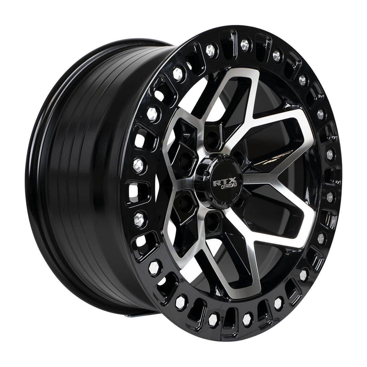 18x9 RTX Zion Black Machined 6x135 ET0 wheel/rim