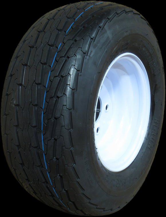 20.5/8-10 10 Ply Mounted on  10X6 5-4.5 White Wheel