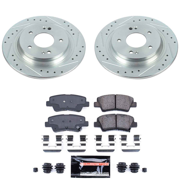 Z23 Daily Driver Carbon-Fiber Ceramic Brake Pad and Drilled & Slotted Rotor Kit