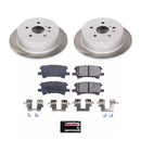 PowerStop Semi-Coated Rotor and Low-Dust Ceramic Brake Pad Kit