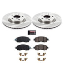 PowerStop OE Stock Replacement Low-Dust Ceramic Brake Pad and Rotor Kit