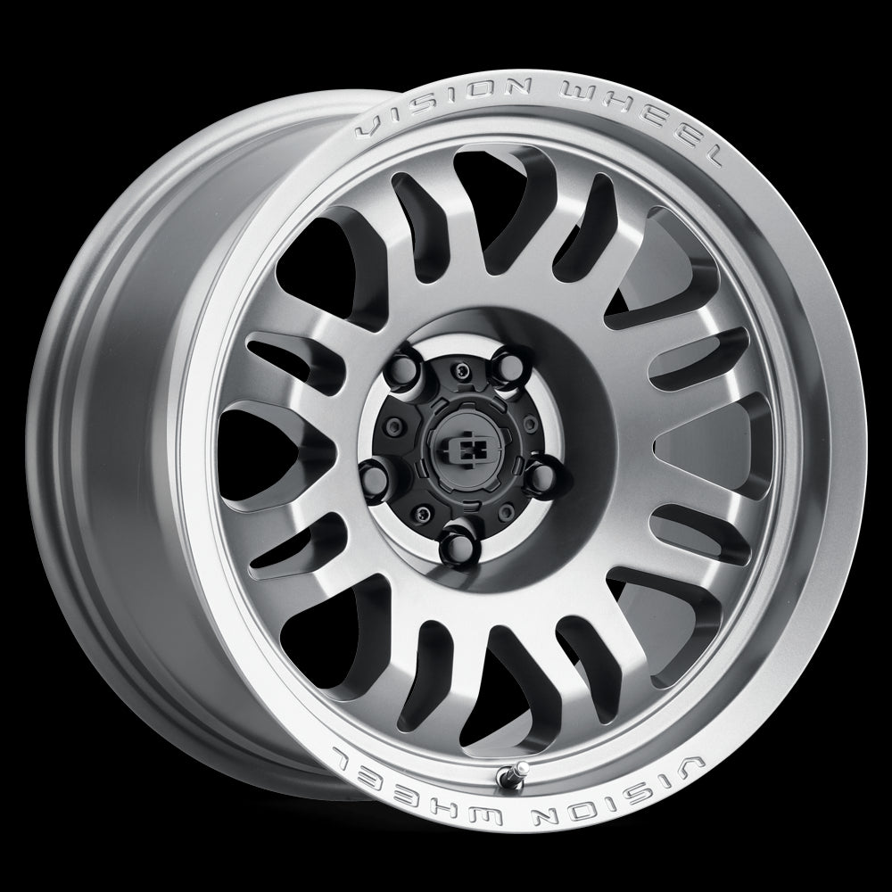 18x9 Vision 409 Inferno Satin Grey 8x165.1 8x6.5 ET12 Wheel Rim