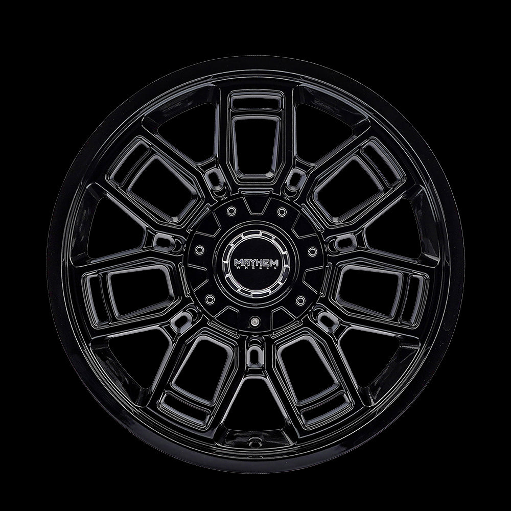 20x9 Mayhem 8118 Ordinance Black 5x127 5x139.7 5x5 5x5.5 ET0 Wheel Rim