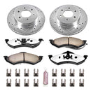 PowerStop Z36 Carbon-Fiber Ceramic Brake Pad with Drilled and Slotted Rotor Kit
