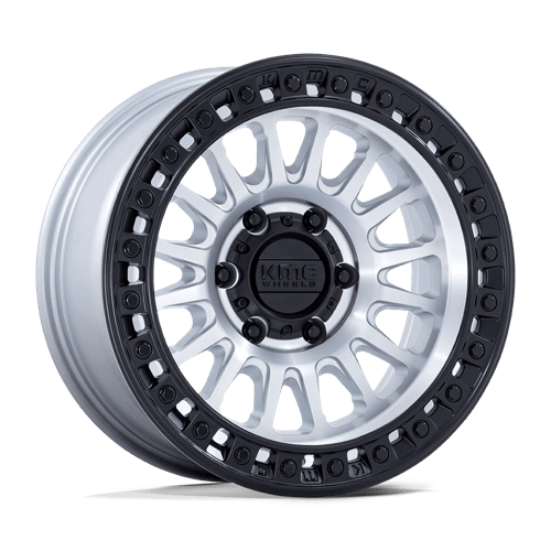 20X9 KMC KM552 IMS Machined W/ Black Lip 8x170 ET0 Wheel Rim