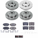 PowerStop OE Stock Replacement Low-Dust Ceramic Brake Pad and Rotor Kit