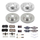 PowerStop OE Stock Replacement Low-Dust Ceramic Brake Pad and Rotor Kit