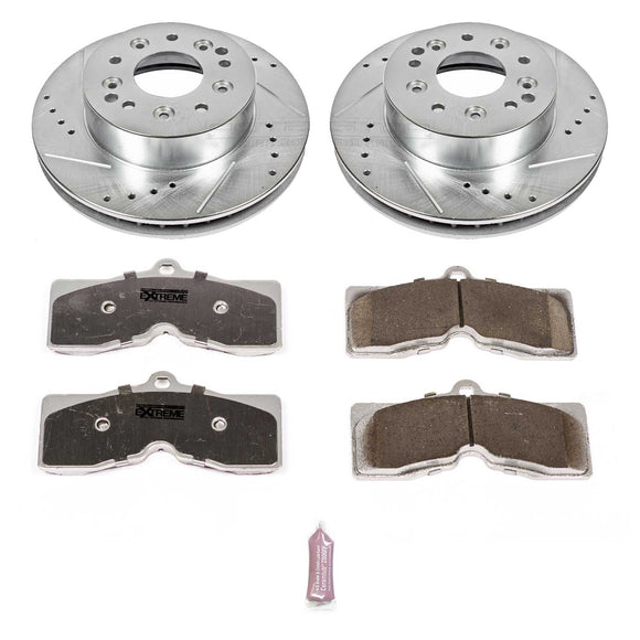 PowerStop Z26 Street Performance Ceramic Brake Pad and Drilled & Slotted Rotor K