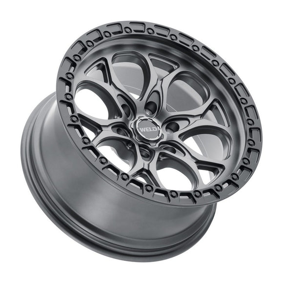 18x9 WELD Off-Road Ledge Six Gunmetal Black 6x139.7 ET0 CB106.1 Wheel Rim