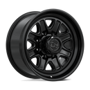 18x9 Black Rhino BR032 Echo Matte Black 8x180 ET12 CB124.2 Wheel Rim