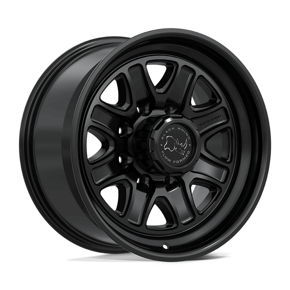 18x9 Black Rhino BR032 Echo Matte Black 8x180 ET12 CB124.2 Wheel Rim