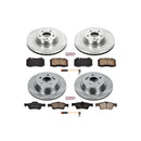 PowerStop OE Stock Replacement Low-Dust Ceramic Brake Pad and Rotor Kit