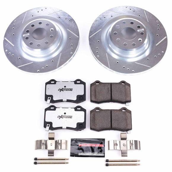 PowerStop Z26 Street Performance Ceramic Brake Pad and Drilled & Slotted Rotor K