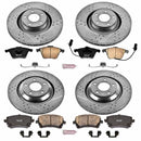 PowerStop Z23 Daily Driver Carbon-Fiber Ceramic Brake Pad and Drilled & Slotted