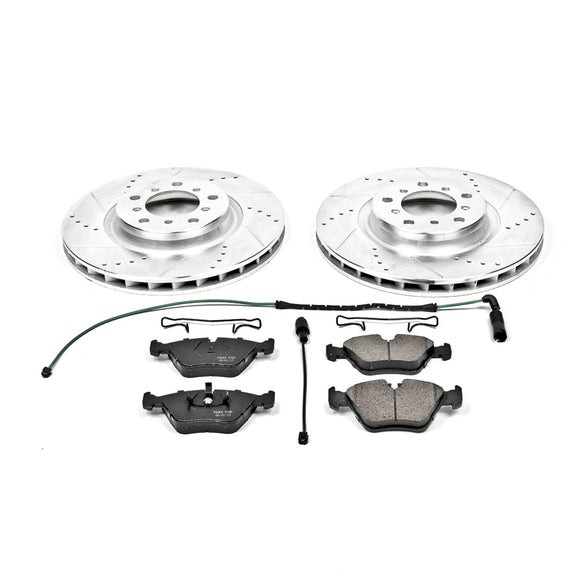 PowerStop Z23 Daily Driver Carbon-Fiber Ceramic Brake Pad and Drilled & Slotted