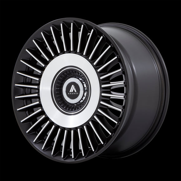 20X10.5 Asanti Black ABL-40 Tiara Black 5X112 5X114.3 5X4.5 ET40 Wheel Rim
