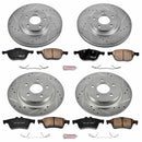 PowerStop Z23 Daily Driver Carbon-Fiber Ceramic Brake Pad and Drilled & Slotted