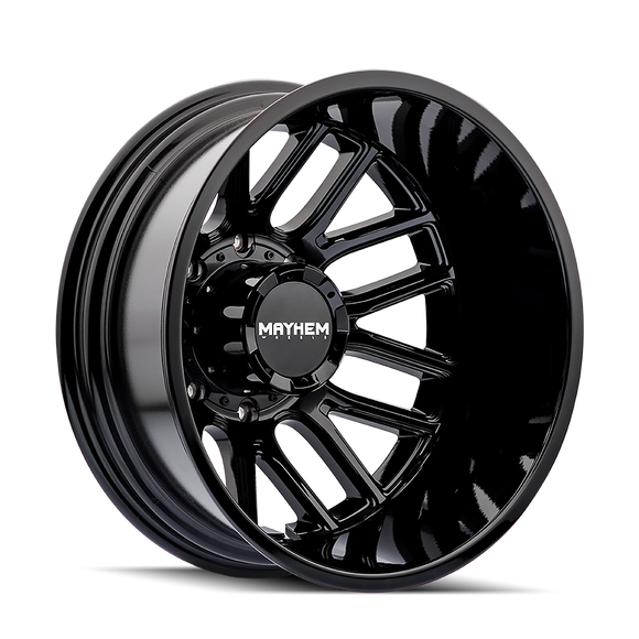 20x8.25 Mayhem Cogent Dually Gloss Black 8x165.1 ET-192 CB121.3 Wheel Rim
