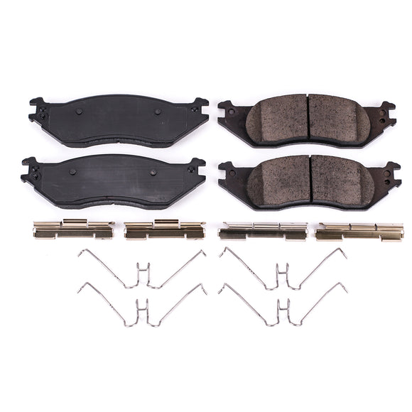PowerStop Z17 Evolution Ceramic Brake Pads With Hardware