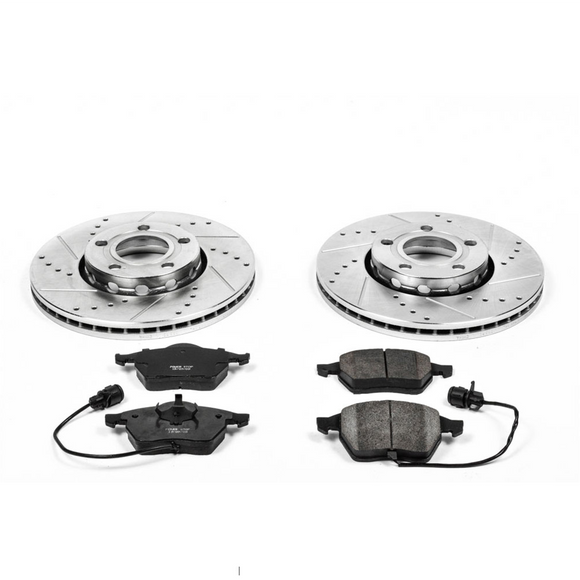 PowerStop Z23 Daily Driver Carbon-Fiber Ceramic Brake Pad and Drilled & Slotted