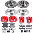 PowerStop Z23 Daily Driver Carbon-Fiber Ceramic Pads Drilled & Slotted Rotor & C