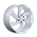 22X9 US Mag 1PC U134 Desperado Silver 6X139.7 6X5.5 ET25 Wheel Rim