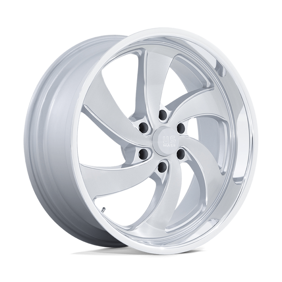 22X9 US Mag 1PC U134 Desperado Silver 6X139.7 6X5.5 ET25 Wheel Rim