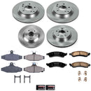 PowerStop OE Stock Replacement Low-Dust Ceramic Brake Pad and Rotor Kit
