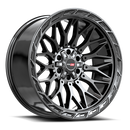 22x10 Vortek VRP-503 Inferno Gloss Black 5x127 ET-18 CB78.1 Wheel Rim